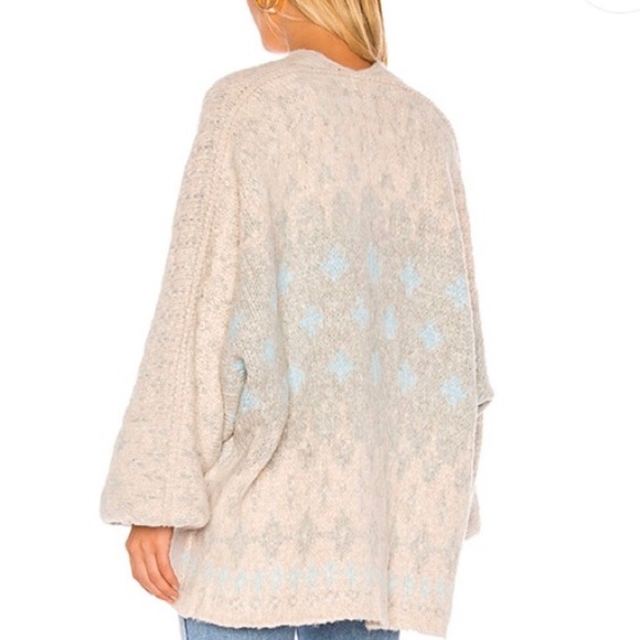 Free People Winter Wonderland Oversized Cardigan - Picture 4 of 8